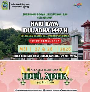 Pengumuman Libur Hari Raya Idul Adha 1447 H